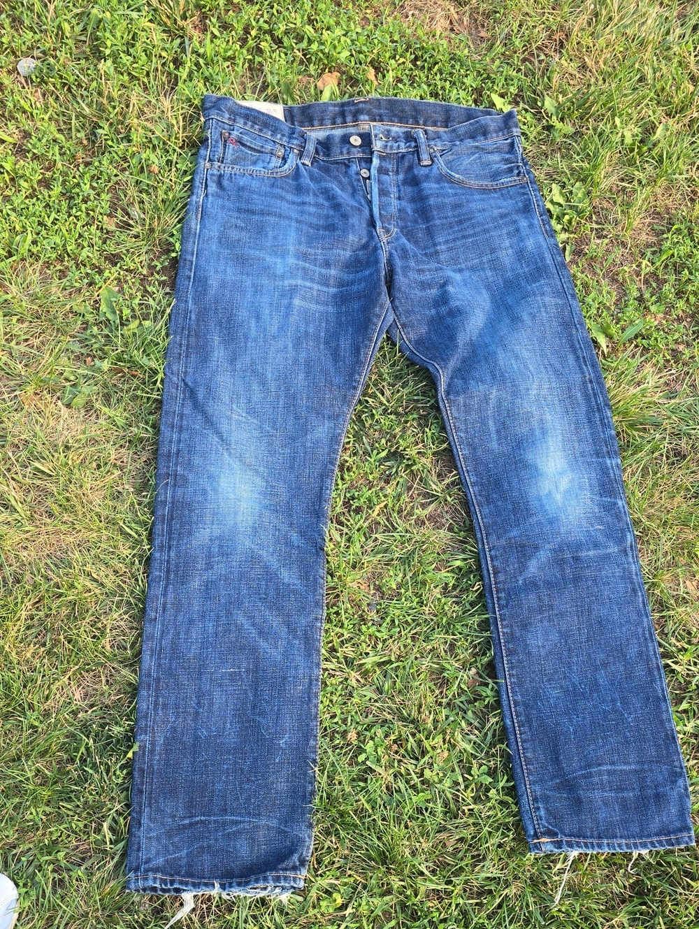 Polo by Ralph Lauren Men's Dark Blue Straight Jeans